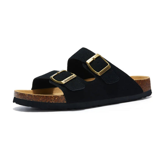 Maibulun Suede Sandal - Black