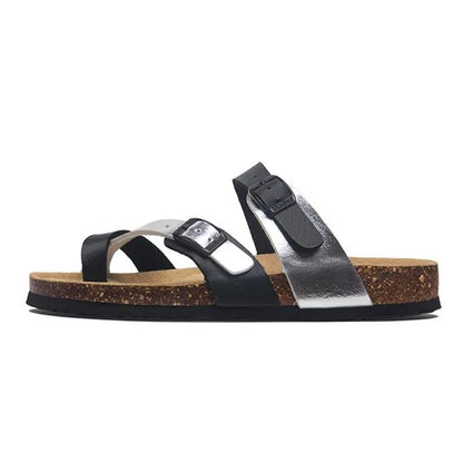 Milari Sandal - Black and Pink